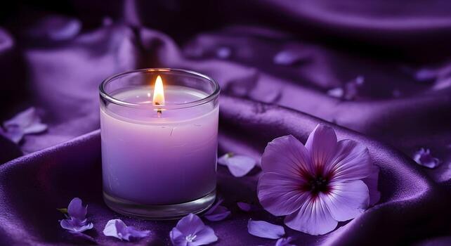 Lavender Scented Candle